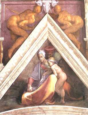 Die Vorfahren Christi Salmon, Boaz, Obed 